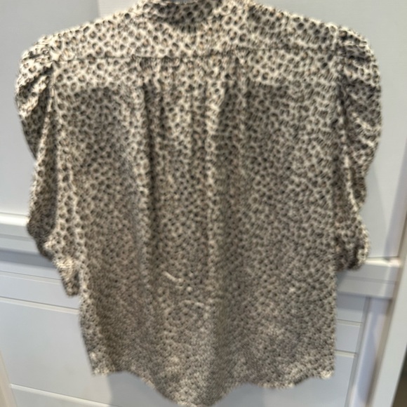 Frame Gillian Leopard Print silk Blouse - Picture 7 of 7